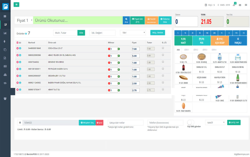 3 Adımda Market Satış Programı Kullanmak!