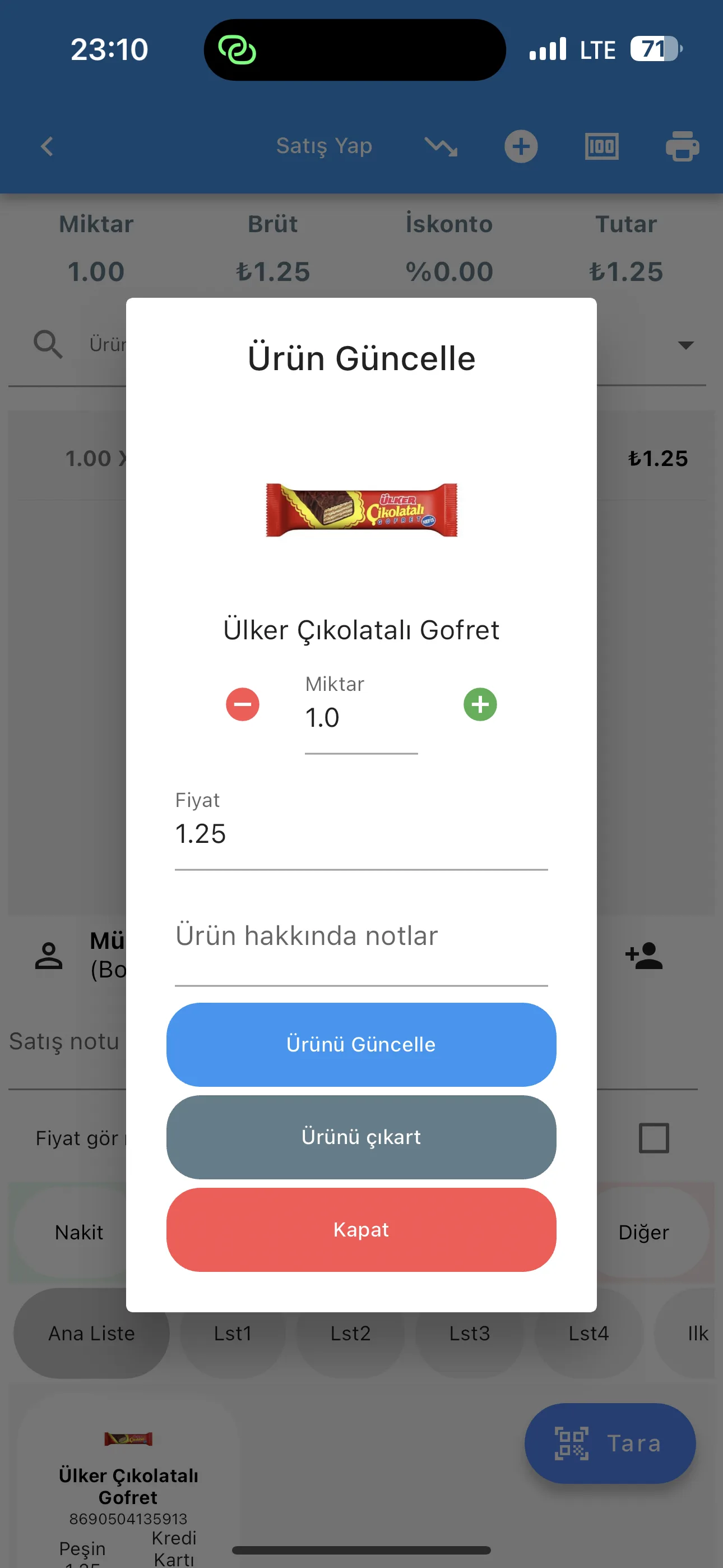 Web - Satış Esnasında Ürünlerinize Not Ekleyin Web - Satış Esnasında Ürünlerinize Not Ekleyin