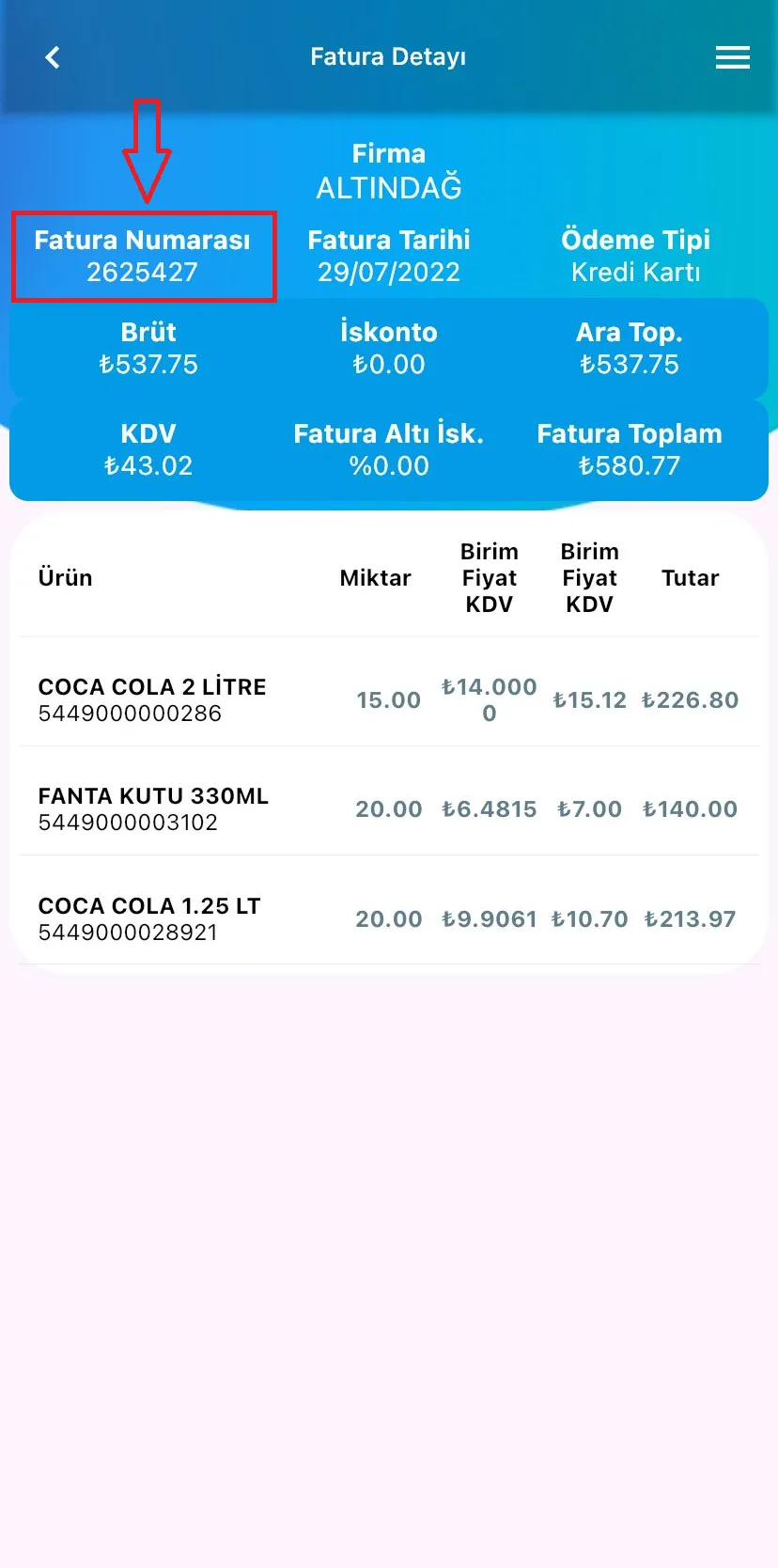 Mobil - Firmalara Eklenen Alış Faturaları Nasıl Görüntülenir? Mobil - Firmalara Eklenen Alış Faturaları Nasıl Görüntülenir?