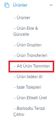 Web - Alt Ürün Tanımı Nasıl Yapılır? Koli, Kutu, Paket ve Adet İlişkisi Nasıl Kurulur? Web - Alt Ürün Tanımı Nasıl Yapılır? Koli, Kutu, Paket ve Adet İlişkisi Nasıl Kurulur?
