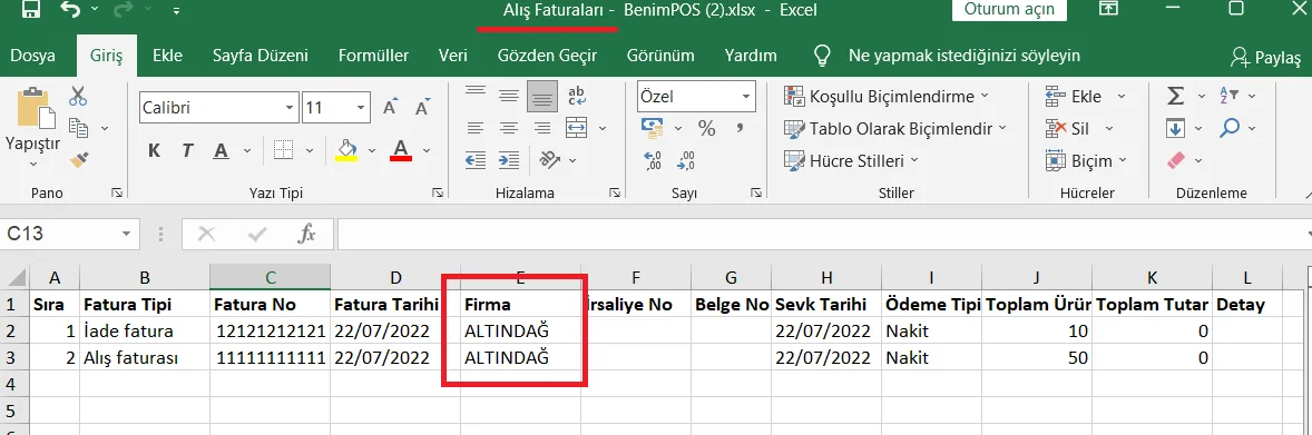 Web - Alış Faturaları Bilgisayara Nasıl Kaydedilir?