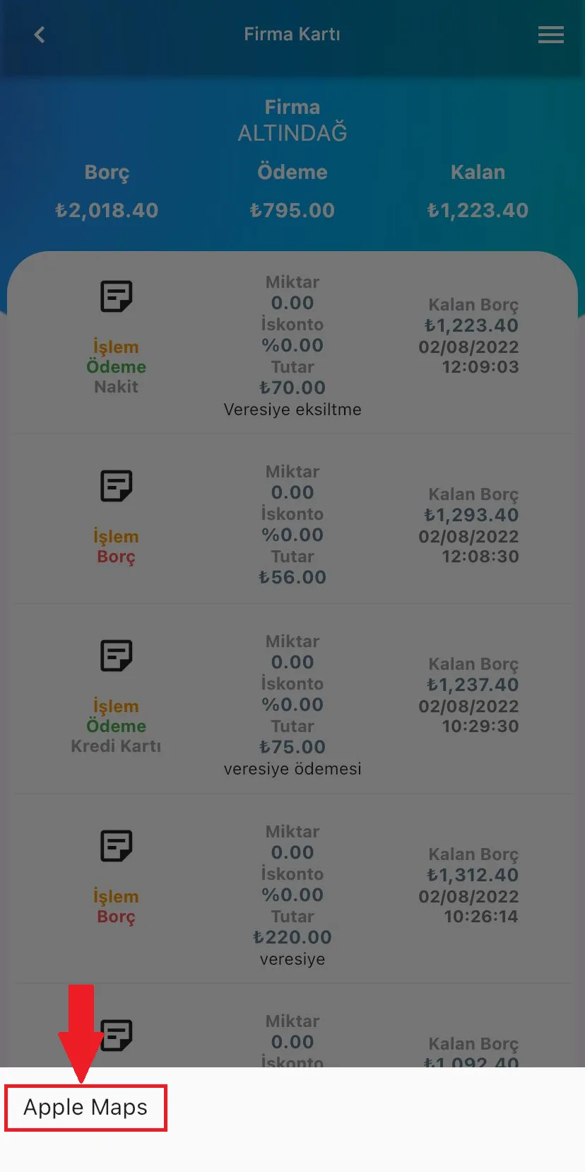 Mobil - Firmanın Yol Tarifi Nasıl Alınır?