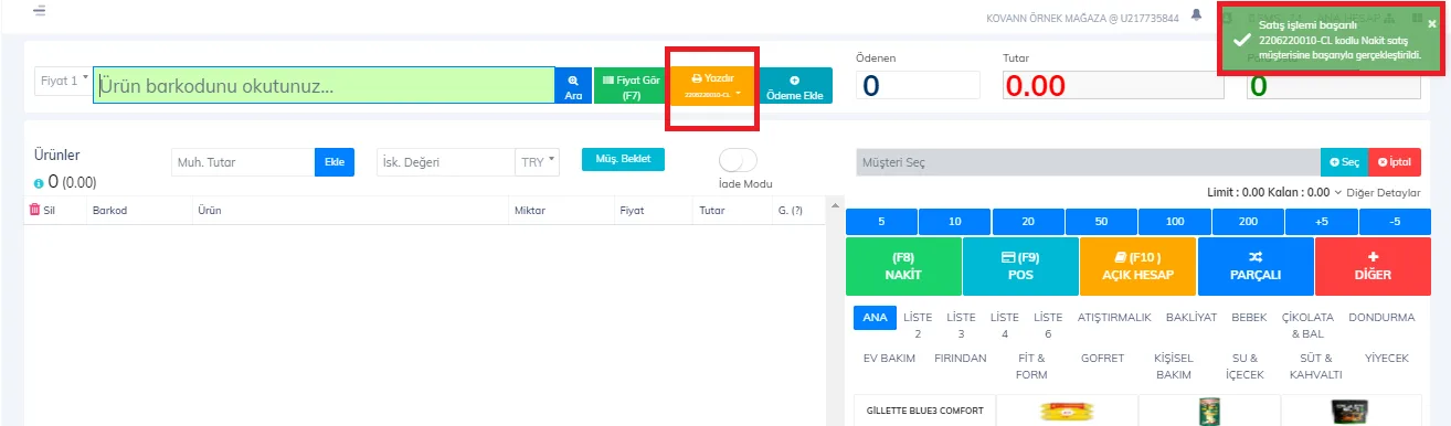 Web - Fiş Çıktısı Nasıl Alınır? Web - Fiş Çıktısı Nasıl Alınır?