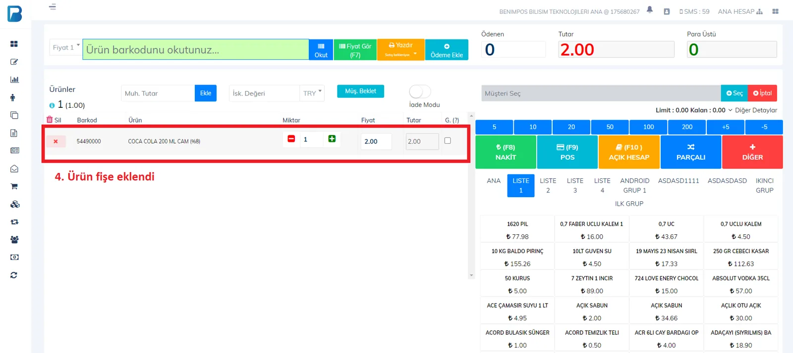 Web - Satış Sayfasında Ürün Adı ile Arama Nasıl Yapılır? Web - Satış Sayfasında Ürün Adı ile Arama Nasıl Yapılır?