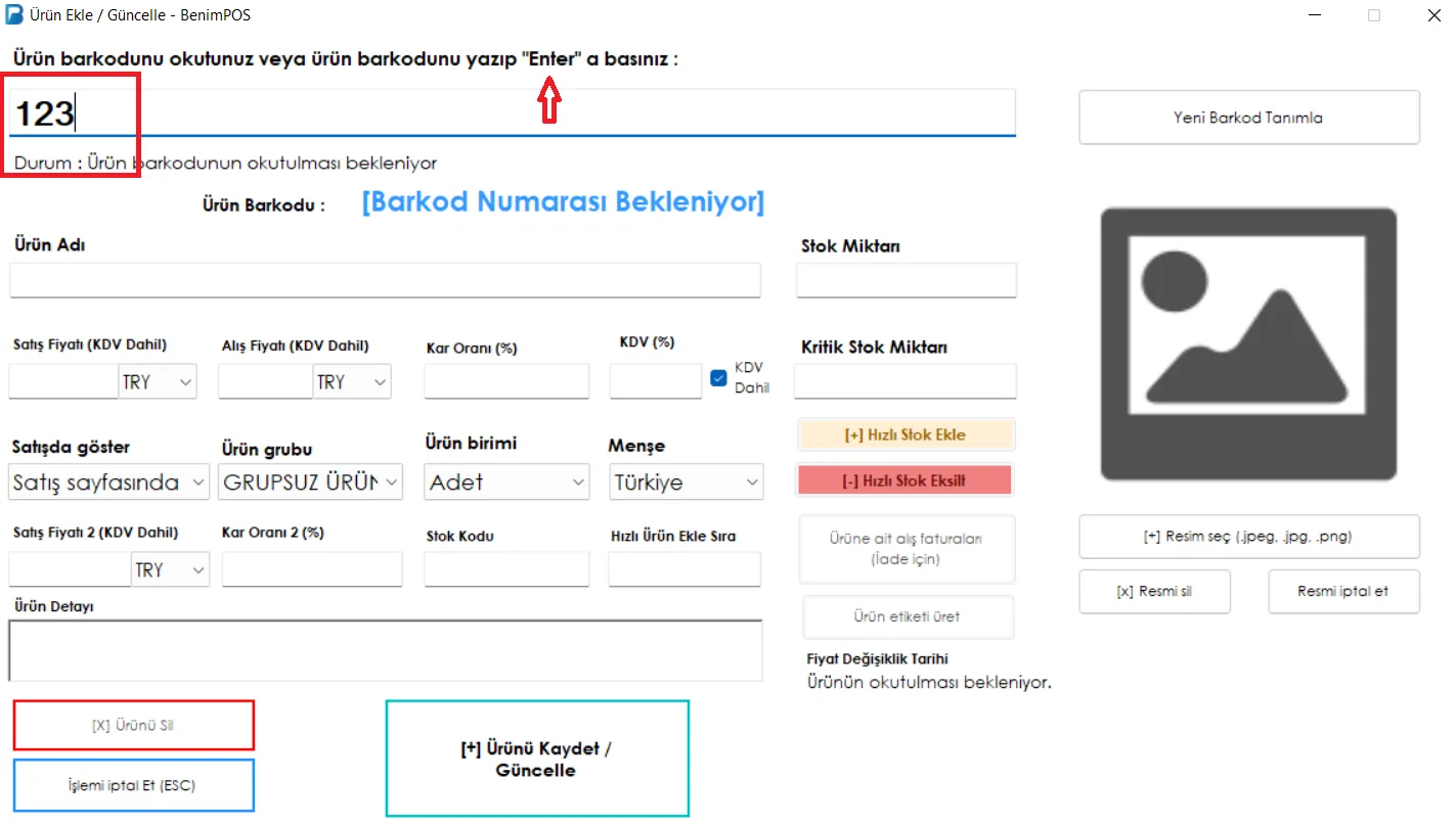 Masaüstü - Barkod Numarası Olmayan Ürün Nasıl Kaydedilir? Masaüstü - Barkod Numarası Olmayan Ürün Nasıl Kaydedilir?