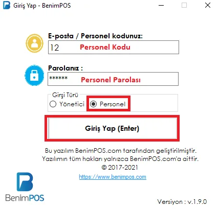 Masaüstü - Personel Hesabıyla Müşteri Görüntüleme, Ödeme/Borç Ekleme Nasıl Yapılır?