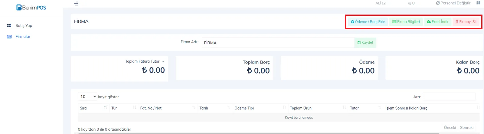 Web - Personel Hesabıyla Firma Yönetimi Nasıl Yapılır?