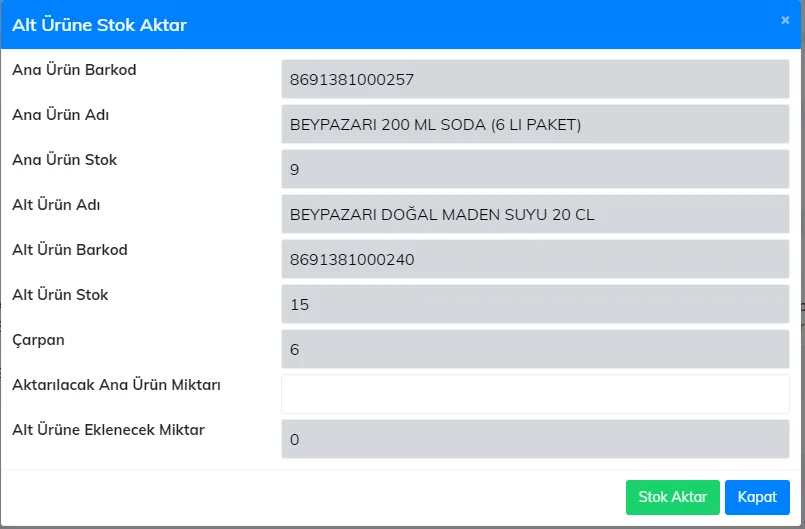 Web - Alt Ürün Tanımı Nasıl Yapılır? Koli, Kutu, Paket ve Adet İlişkisi Nasıl Kurulur? Web - Alt Ürün Tanımı Nasıl Yapılır? Koli, Kutu, Paket ve Adet İlişkisi Nasıl Kurulur?
