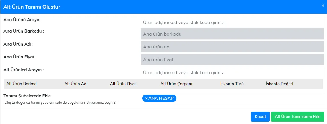 Web - Alt Ürün Tanımı Nasıl Yapılır? Koli, Kutu, Paket ve Adet İlişkisi Nasıl Kurulur? Web - Alt Ürün Tanımı Nasıl Yapılır? Koli, Kutu, Paket ve Adet İlişkisi Nasıl Kurulur?