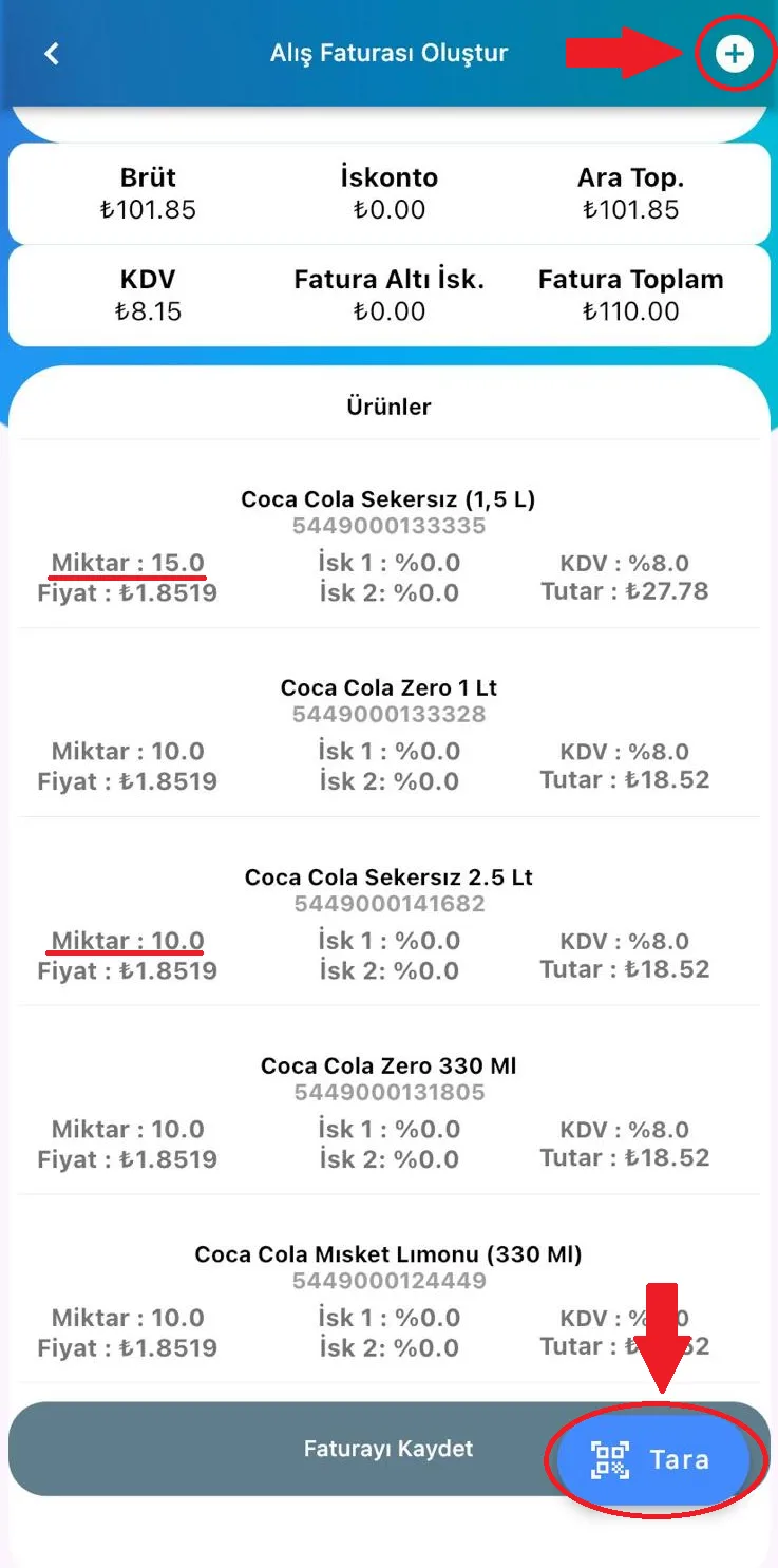 Mobil - Alış Faturasında Ürünlere İskonto Nasıl Uygulanır? Mobil - Alış Faturasında Ürünlere İskonto Nasıl Uygulanır?