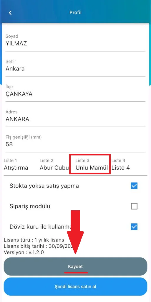 Mobil - Satış Yap Sayfasında Yer Alan Hızlı Ürün Listelerinin İsmi Nasıl Değişir?