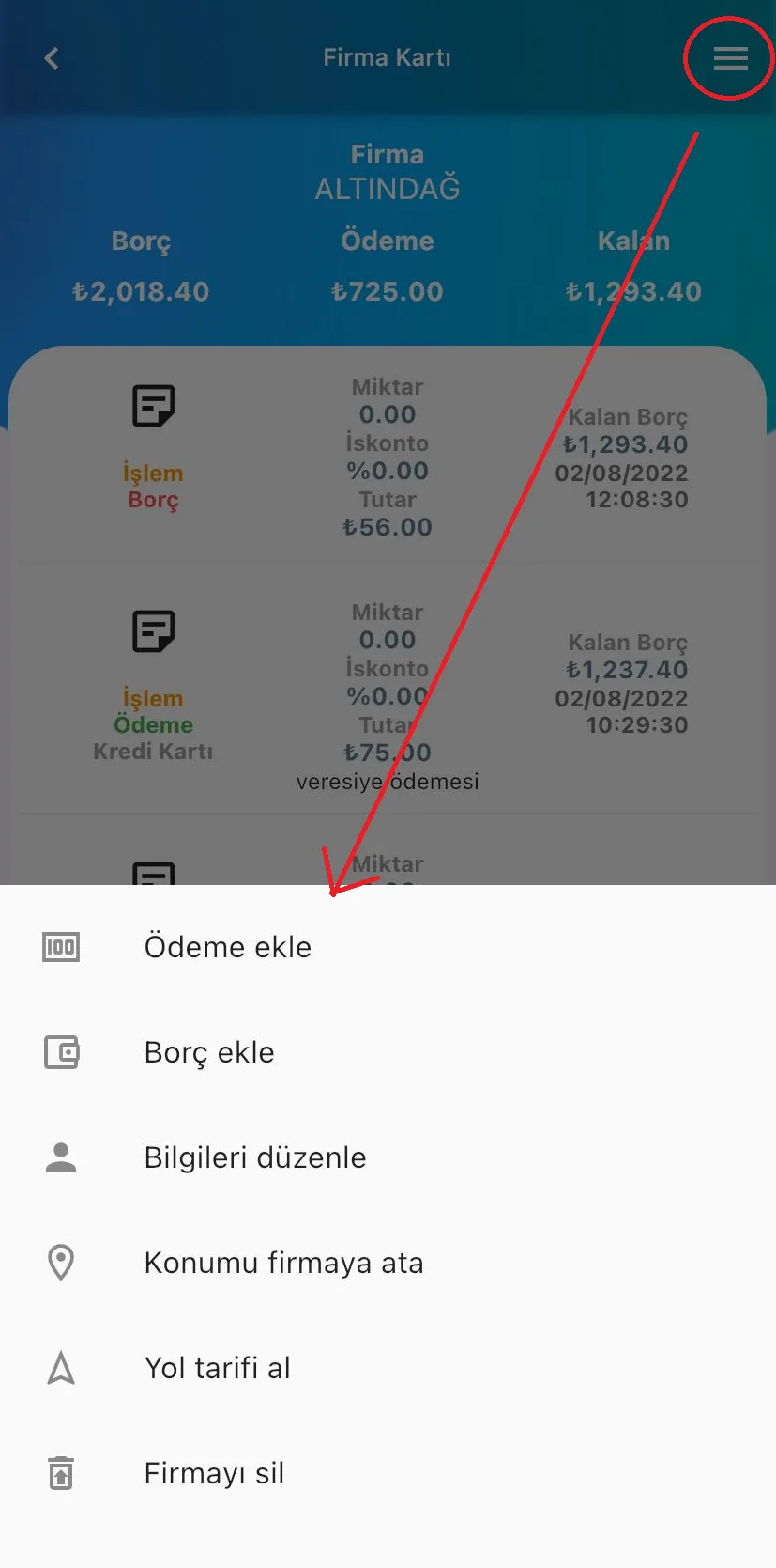 Mobil - Firmaya Ödeme Nasıl Eklenir?