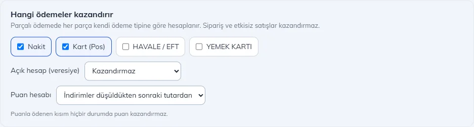 Hangi ödemeler kazandırır: ödeme tipleri, açık hesap ve puan hesabı