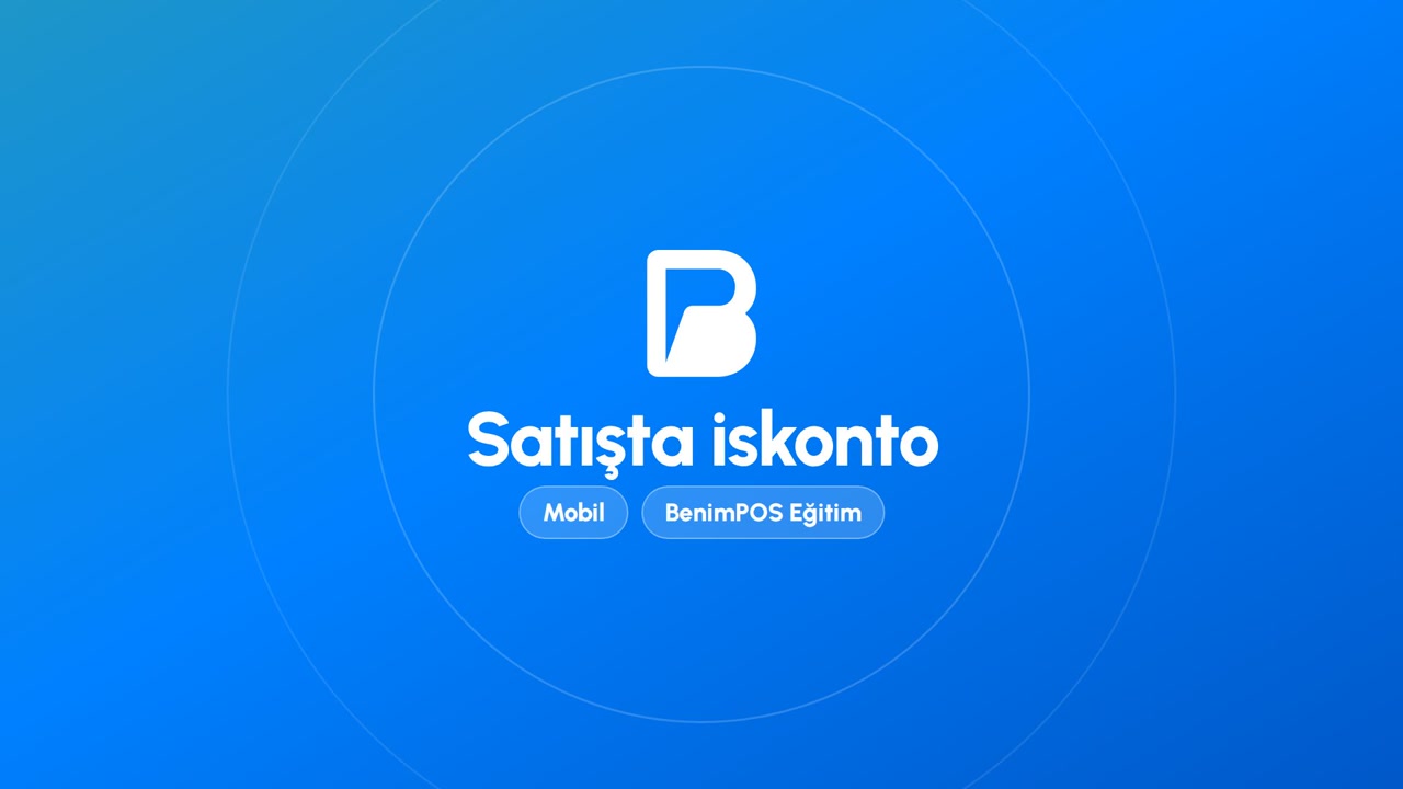 Satışta İskonto | BenimPOS Mobil Eğitimi